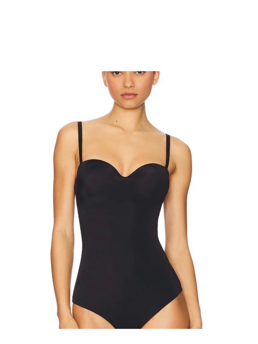 Wolford Mat De Luxe Forming String Bodysuit in Black medium A